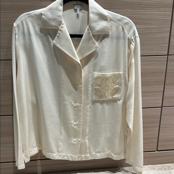 Loewe Cream Button-Up Shirt - Picture 1 of 4